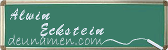 Alwin Eckstein Visitenkarte
